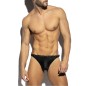 SLIP DE BAIN NOIR EFFET SERPENT 2226 - ES COLLECTION SLIP DE BAIN NOIR EFFET SERPENT 2226 - ES COLLECTION