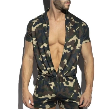 COMBINAISON CAMOUFLAGE A MANCHES COURTES SP291 - ES COLLECTION