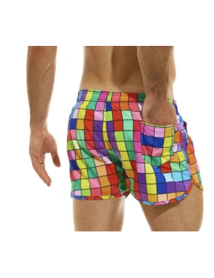 SHORT DE BAIN COURT INCLUSIVE MULTICOLORE BS2332 - MODUS VIVENDI