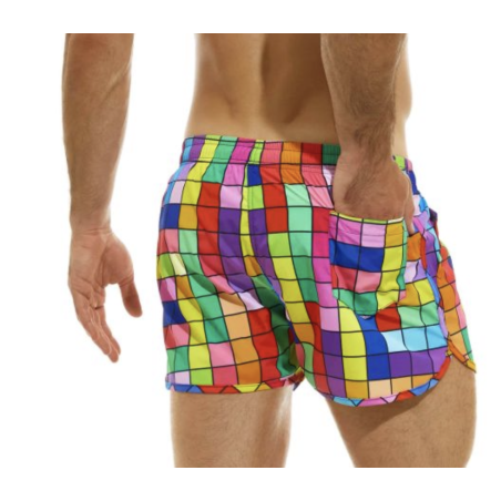 SHORT DE BAIN COURT INCLUSIVE MULTICOLORE BS2332 - MODUS VIVENDI