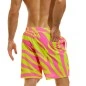 BERMUDA DE BAIN TIGER JAUNE/ROSE DS2333 - MODUS VIVENDI