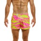 SHORT DE BAIN TIGER JAUNE/ROSE DS2332 - MODUS VIVENDI