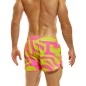 SHORT DE BAIN TIGER JAUNE/ROSE DS2332 - MODUS VIVENDI