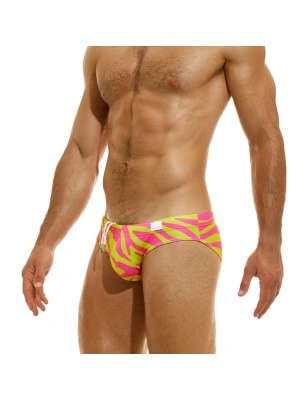 SLIP DE BAIN TIGER JAUNE/ROSE DS2314 - MODUS VIVENDI