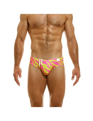 SLIP DE BAIN TIGER JAUNE/ROSE DS2314 - MODUS VIVENDI