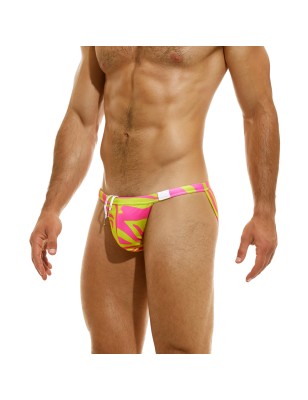 TANGA DE BAIN TIGER JAUNE/ROSE DS2313 - MODUS VIVENDI