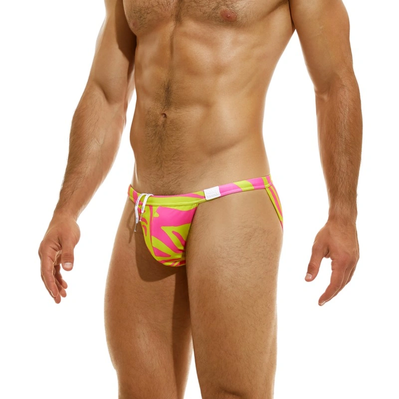 TANGA DE BAIN TIGER JAUNE/ROSE DS2313 - MODUS VIVENDI