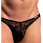 SLIP LOW RISE BRIEF DENTELLE NOIR M2275 - MANSTORE