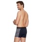 PACK DE DEUX BOXERS MARINE ET BLANC E658G19 - EDEN PARK