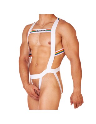 BODY HARNESS PRIDE BLANC 92076 - BARCODE BERLIN