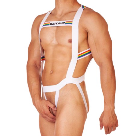 BODY HARNESS PRIDE BLANC 92076 - BARCODE BERLIN