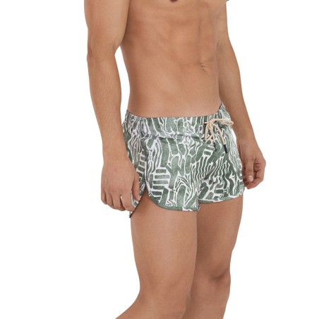 SHORT COURT DE BAIN WIZARD VERT 1162 - CLEVER