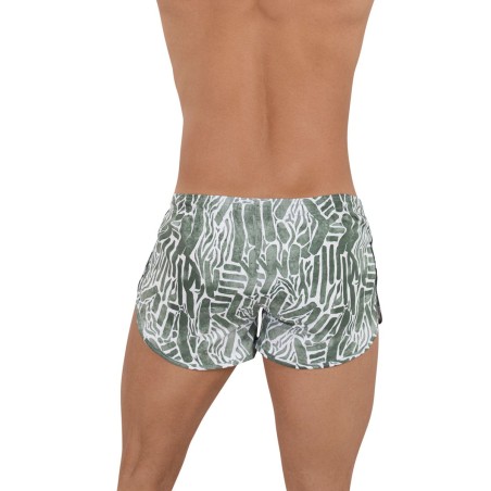 SHORT COURT DE BAIN WIZARD VERT 1162 - CLEVER