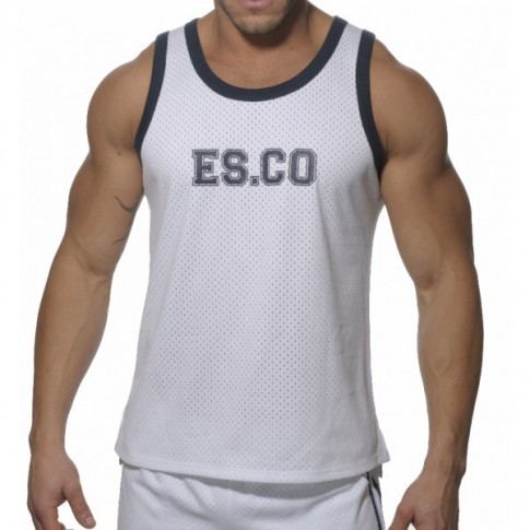 ESCO DEBARDEUR MESH BASKETBALL SP002 - BLANC