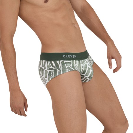 SLIP INNER A MOTIFS VERTS 1130 - CLEVER