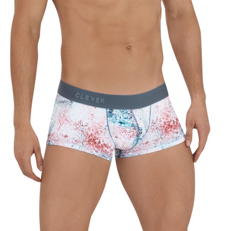 BOXER SACRED A MOTIFS BLANC 1132 - CLEVER