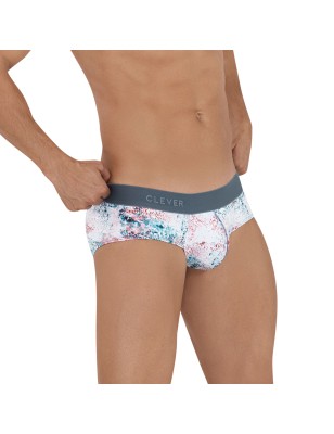 SLIP CLASSIQUE SACRED A MOTIFS BLANC 1133 - CLEVER