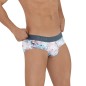 SLIP CLASSIQUE SACRED A MOTIFS BLANC 1133 - CLEVER
