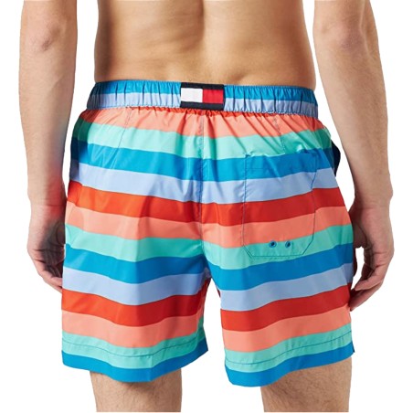 SHORT DE BAIN A RAYURES PASTEL - UM0UM02793 - TOMMY HILFIGER