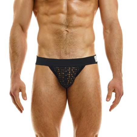 JOCKSTRAP AJOURE HOLE NOIR 02311 - MODUS VIVENDI