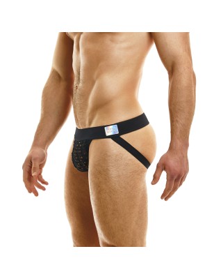 JOCKSTRAP AJOURE HOLE NOIR 02311 - MODUS VIVENDI