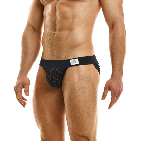 TANGA AJOURE HOLE NOIR 02312 - MODUS VIVENDI