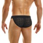TANGA AJOURE HOLE NOIR 02312 - MODUS VIVENDI