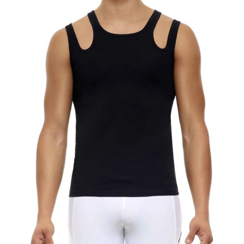 DEBARDEUR DOUBLE BRETELLES HOLE NOIR 02332 - MODUS VIVENDI DEBARDEUR DOUBLE BRETELLES HOLE NOIR 02332 - MODUS VIVENDI