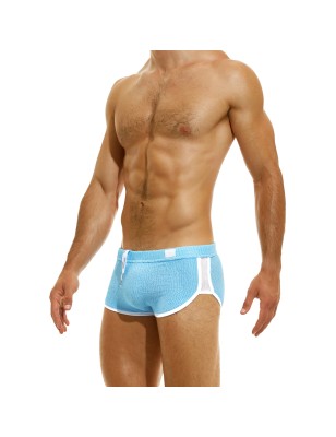 BOXER COURT DE BAIN WAVY BLEU CLAIR ES2321 - MODUS VIVENDI