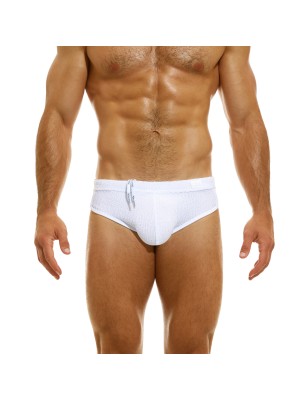 SLIP DE BAIN WAVY COMBO BLANC ES2314 - MODUS VIVENDI