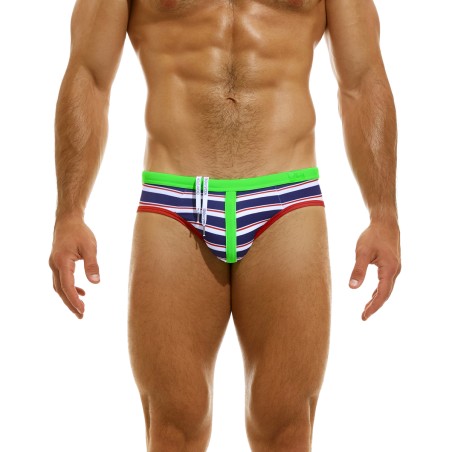 SLIP DE BAIN A RAYURES MARINE GS2311 - MODUS VIVENDI