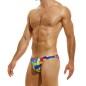 SLIP DE BAIN TAILLE BASSE INCLUSIVE MULTICOLORE BS2312 - MODUS VIVENDI