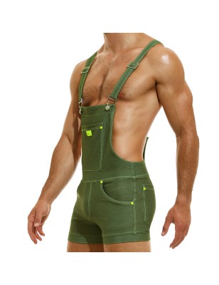 SALOPETTE JEANS LINE KHAKI AS2381 - MODUS VIVENDI