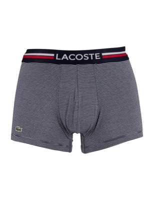 PACK DE 3 BOXERS MARINE/BLANC - LACOSTE