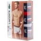 PACK DE 3 BOXERS MARINE/GRIS/ROUGE - LACOSTE