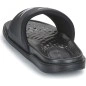 CLAQUETTES CROCO SLIDE NOIR/BLANC - LACOSTE