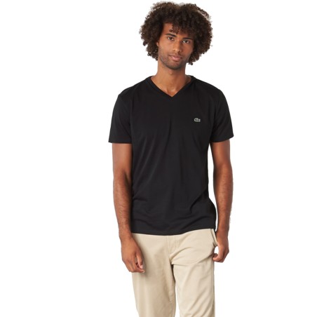 T-SHIRT MANCHES COURTES NOIR - LACOSTE