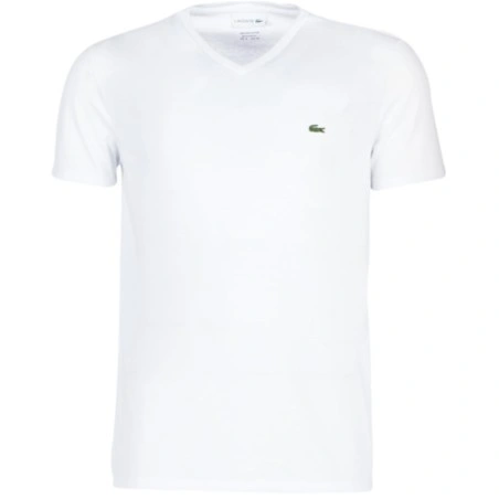 T-SHIRT MANCHES COURTES BLANC - LACOSTE