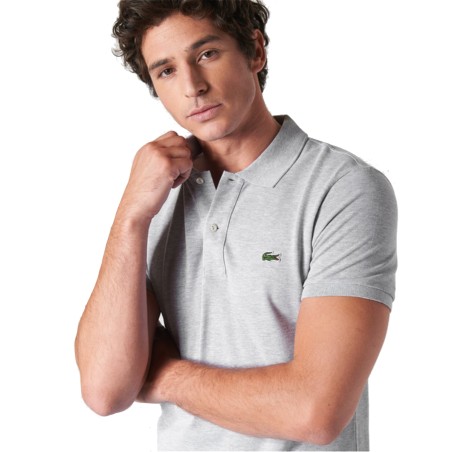 POLO MANCHES COURTES GRIS - LACOSTE