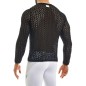 T-SHIRT MANCHES LONGUES HOLE NOIR 02351 - MODUS VIVENDI