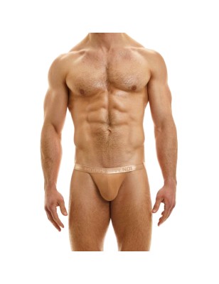 TANGA MUSLIN EN TULLE BEIGE 09314 - MODUS VIVENDI