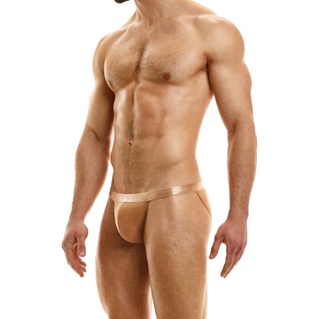 TANGA MUSLIN EN TULLE BEIGE 09314 - MODUS VIVENDI