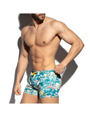 SHORT DE SPORT HAWAIIAN BLEU SP300 - ES COLLECTION