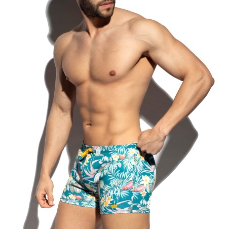 SHORT DE SPORT HAWAIIAN BLEU SP300 - ES COLLECTION