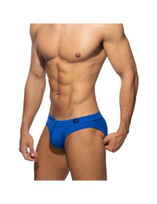 SLIP DE BAIN ALLOVER ZIP BLEU ADF150 - ADDICTED