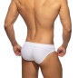 SLIP DE BAIN ALLOVER ZIP BLANC ADF150 - ADDICTED