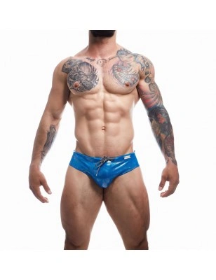 SLIP DE BAIN BLEU EMERALD - C4M33 - CUT4MEN