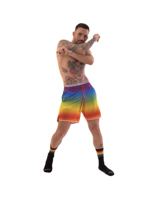 SHORT BERGEN PRIDE MULTICOLORE 92247 - BARCODE BERLIN