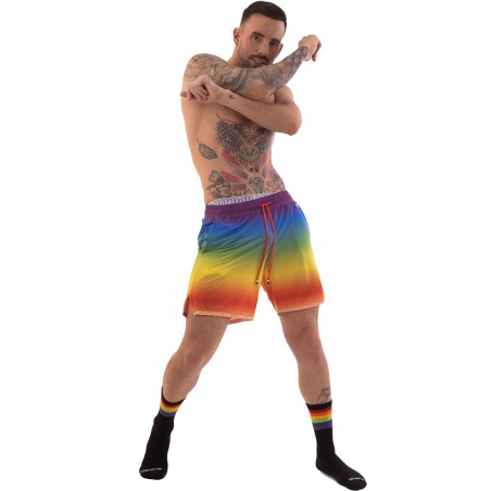 SHORT BERGEN PRIDE MULTICOLORE 92247 - BARCODE BERLIN