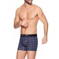 BOXER FLEURI MARINE EN COTON - EP1221H3000 - EDEN PARK